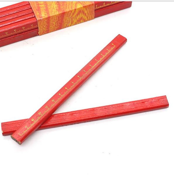 Lápis de madeira de alta qualidade Lápis de marcação criativa Canetas de desenho Lápis de carpinteiro Lápis de carpinteiro Lápis de papelaria criativa