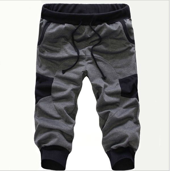 

mens jogger shorts men clothing summer fashion black gray red male casual shorts plus size m-2xl, White;black