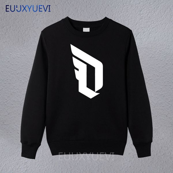 

damian lillards sweatshirt men o-neck sweatshirts cotton men damian lillard logo hoodies clothing pullover euu-285, Black