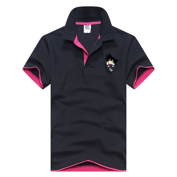 

2018high качество новый дизайн гоку мужская рубашка высокое качество хлопок с коротким рукавом рубашки лето дышащий твердые мужской, White;black