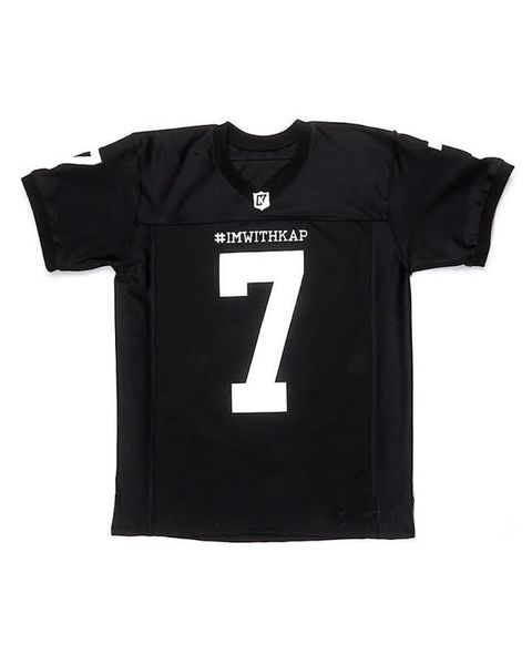 

IMWITHKAP JERSEY #7 COLIN KAEPERNICK I M WITH KAP Moive FOOTBALL JERSEY Black Men Women Youth Stiched Name & Number & Logos
