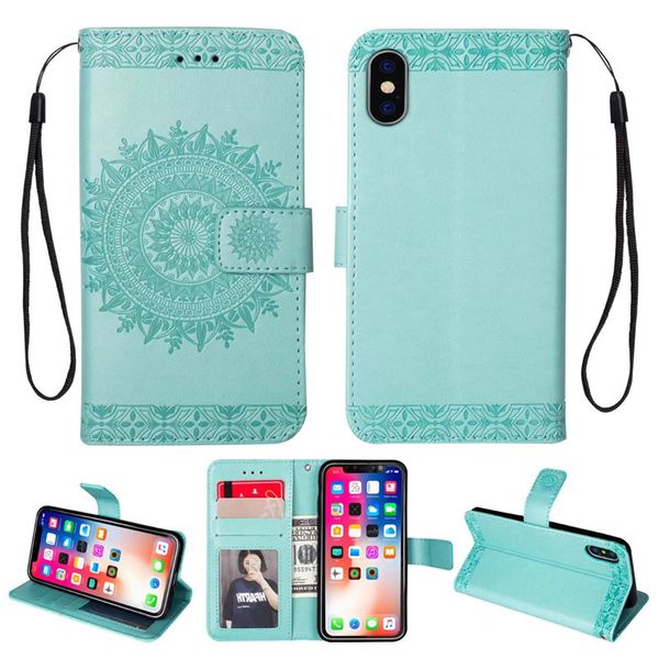 

delicate luxury for samsung galaxy s7 case embossed sunflower pu kickstand case for goophone x wallet case with hanging strap