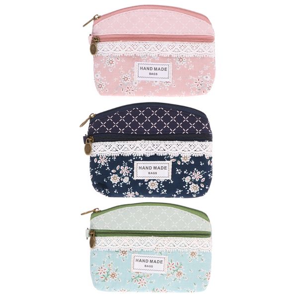 Pouch Tote Bag Practical Mini Clutch Wallet Coin Purse Key Card Holder Durable