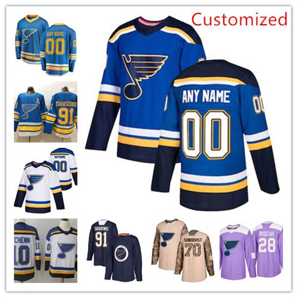 custom blues jersey