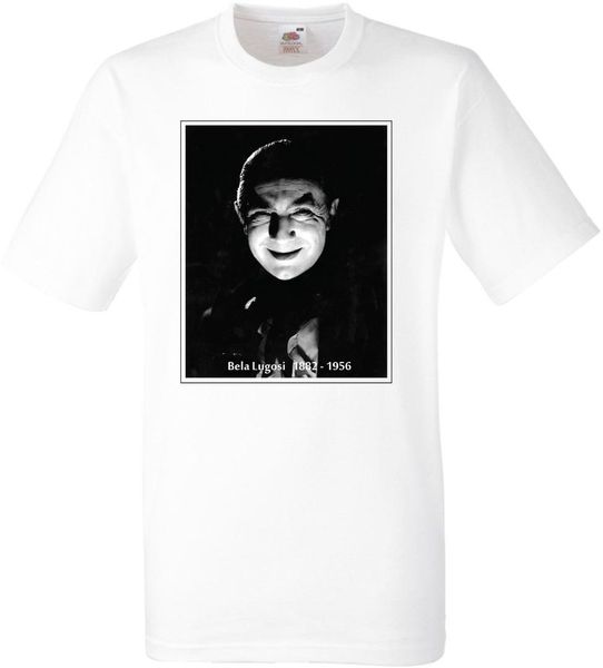 

bela lugosi fruit of the loom polyester, White;black