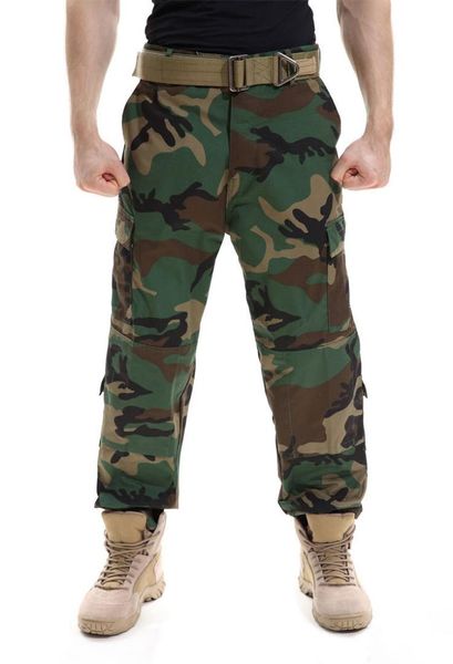 

camouflage tactical clothing paintball army cargo pants combat trousers multicam militar tactical pants with knee pads, Camo;black