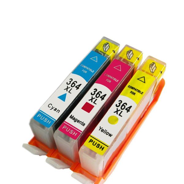 3PK 364 xl Cartuccia d'inchiostro per HP compatibile con Officejet 5520 5524 6510 6520 7510 B109 B110 B209 B210 C309 C310