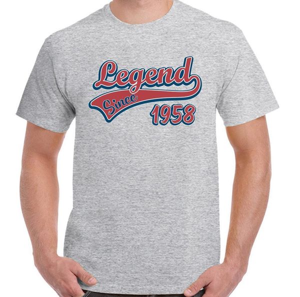 Acheter Légende Depuis 1958 T Shirt Homme Drôle 60 Ans 60 Ans De 1137 Du Lijian042 Dhgatecom