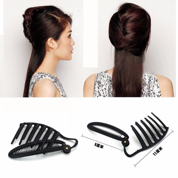 2017 New French Night Party Roll Collar Quick And Easy Hairstyle