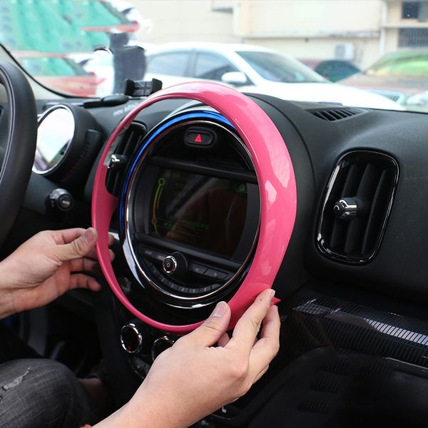 Grosshandel Carbon Fiber Car Interior Instrument Zentrale Steuerfeld Abdeckung Gehause Trim Rahmen Dekoration Fur Mini Cooper Countryman F60 Von