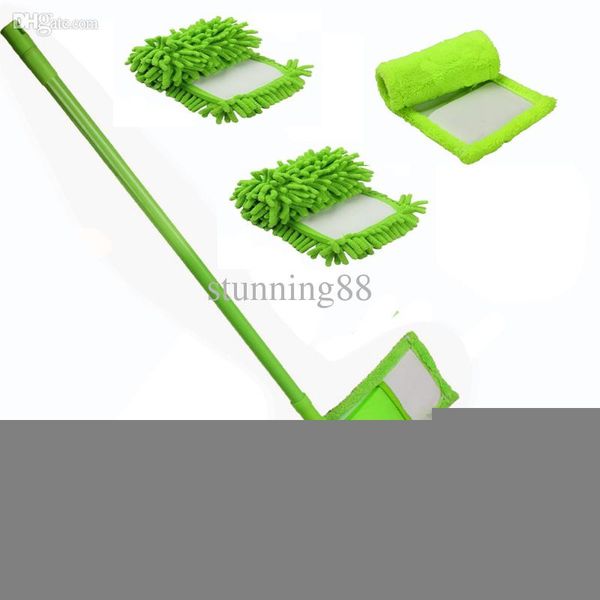 

wholesale-10 pcs/lot, flat microfiber mop pad, pocket mop head, replacement refill- ing