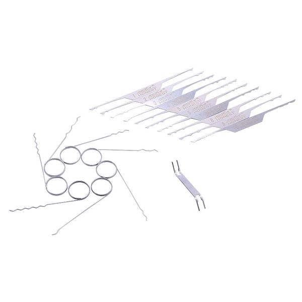 

KLOM Finger Rake Picks & Wave Picks Set - Premium Rake Lock Pick + Wave Lock Rake Set for Lock Pickers for Sale