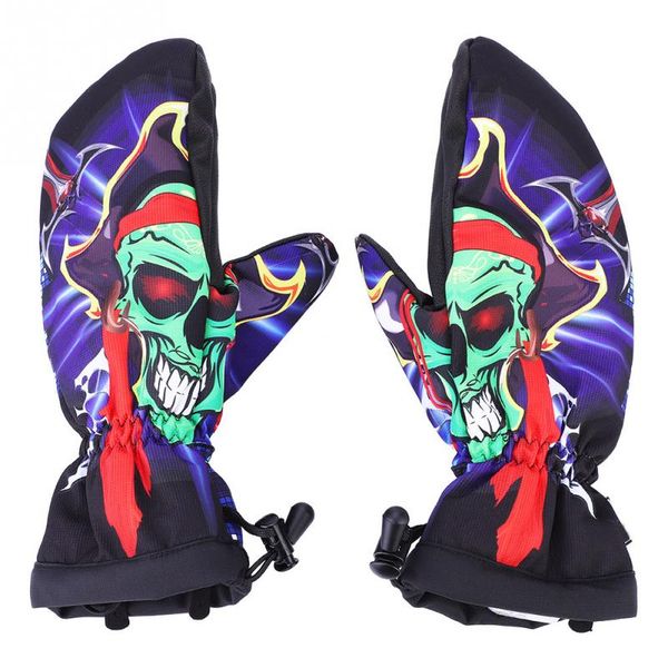 

1 pair ski gloves windproof polyester warm ski skiing snow gloves breathable outdoor sports skiing accessories