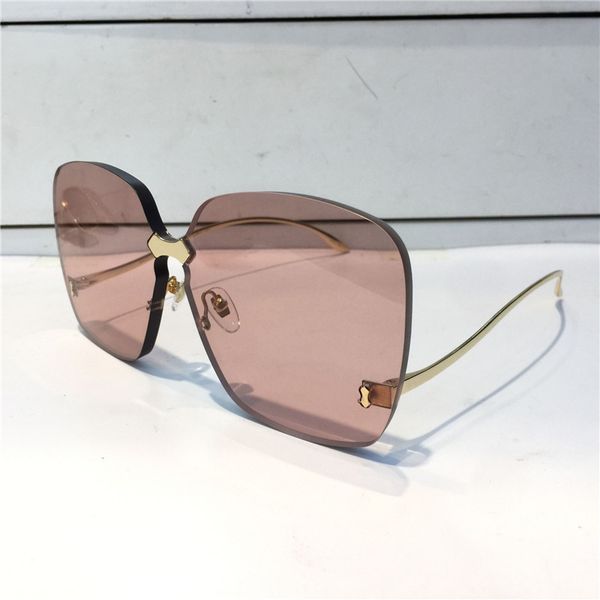 

sunglasses sunglasses summer lens fiber wrap women fashion sunglass frameless 0352s mirror style carbon designer legs for 0352 coating, White;black