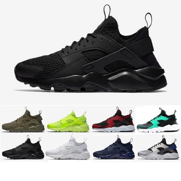 

2018 air huarache 4 men women running shoes all white huraches zapatos ultra breathe huaraches mens trainers hurache sports sneakers