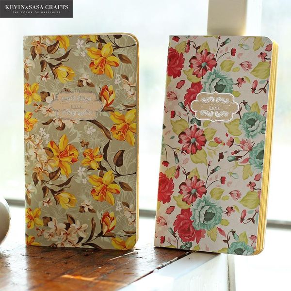 

flower notebook blank inner 28 sheets 2017 planner sketchbook diary not kawaii journal stationery school supplies study, Purple;pink