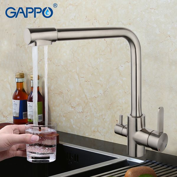 

gappo waterfilter taps kitchen faucets stainless steel mixer drinking water filter faucet kitchen sink tap water tap ga4399-1