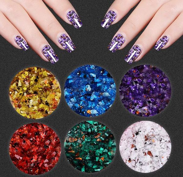 

17 new nail polishing natural marble glue ptherapy nail polishing glue kekou genuine fragments color glue environmental protection susta