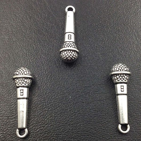 

микрофон старинные серебряные цинковый сплав подходит для ожерелье браслет подвески ювелирные изделия ожерелье diy ювелирные изделия выводы, Bronze;silver