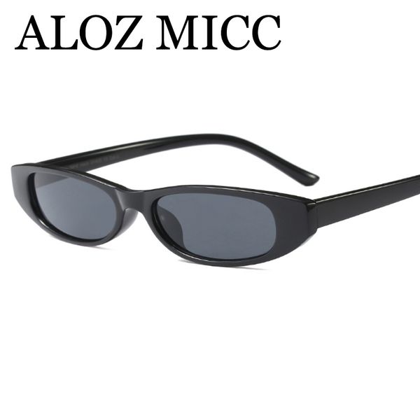 

ALOZ MICC Fashion Small Frame Women Sunglasses 2018 Brand Designer Retro Oval Sun Glasses Women Shades Oculos A505