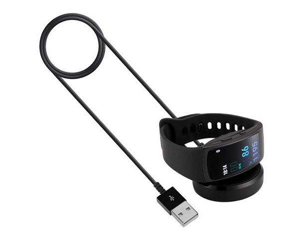 Fit 2 SM R360 USB Şarj Şarj Dock Cradle Samsung Dişli Fit2 Pro SM-R360 Smart Watch Band Kablosu Kordon Şarj Baz İstasyonu