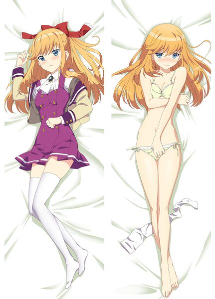 

august update anime anime gataris character maya asagaya & arisu kamiigusa dakimakura throw pillow cover hugging body pillowcase pillow case