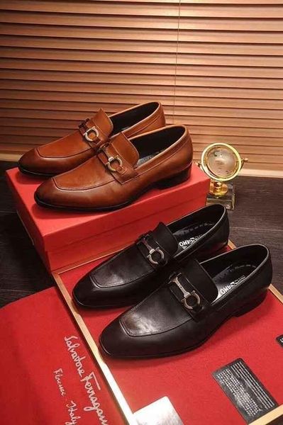 

2018 new autumn and winter recommended fashion men's leather upper imported calf leather two colors optional
