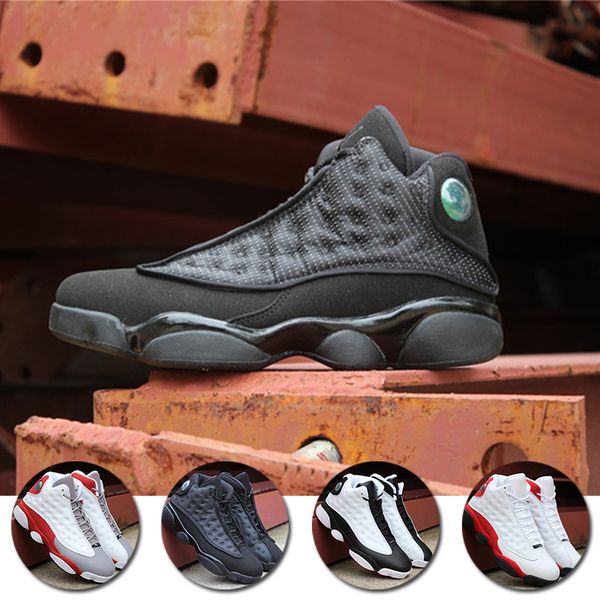 

Высокое качество Новый 13 XIII 13s мужчины баскетбольная обувь коричневый белый голограмма кремни серый черный бег спортивные кроссовки размер 7-13