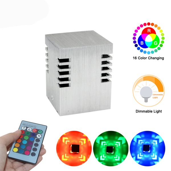Grosshandel 3w Led Wandleuchte Rgb Ac85 265v Aluminium Wandleuchte