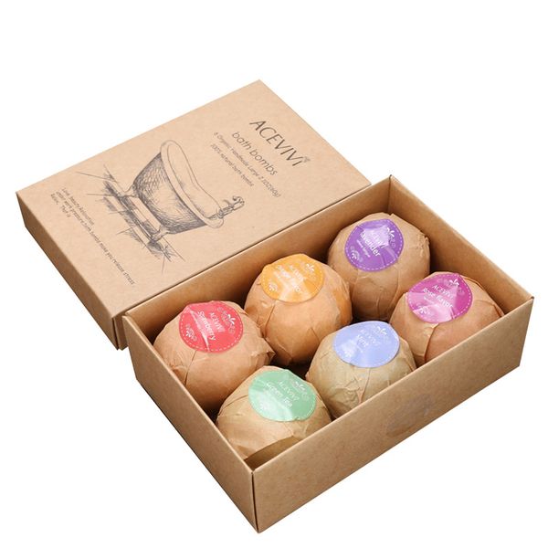 

6pc organic bath bomb bubble bath alt ball e ential oil handmade pa tre relief exfoliating mint lavender ro e flavor