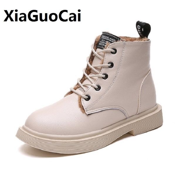

fashion black winter snow boots women platform high heels genuine cow leather thick wool fur warm women ankle boots