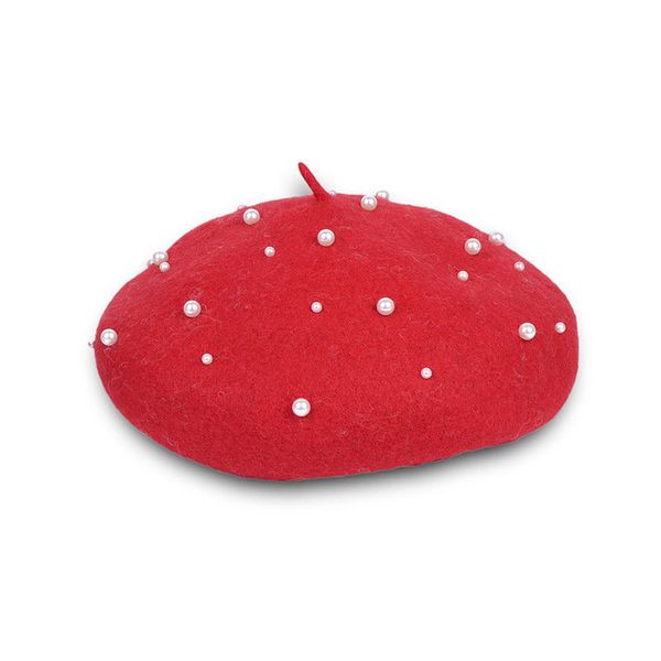 

sell 2018 fashion new women wool solid color beret female bonnet caps winter all matched warm walking hat cap 3 color, Blue;gray