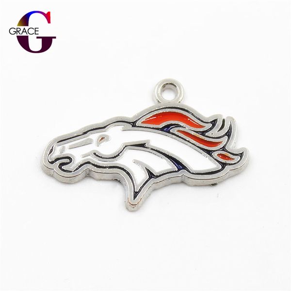 

20pcs enamel football sports charms hanging dangle floating charm for diy women bangle bracelet necklace pendant jewelry, Bronze;silver