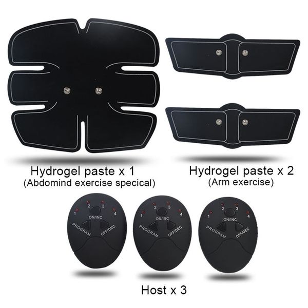 

smart ems muscle trainer electric muscle stimulator wireless buttocks hip abdominal abs stimulator fitness slimming gel massager