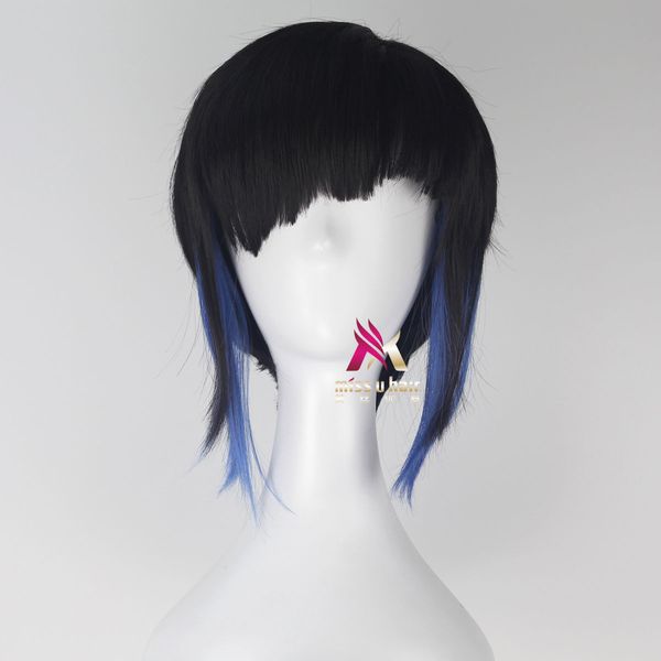 Black And Blue Short Straight Movie Anime Cosplay Wig Wig Hats Wig Hats And Caps From Hamdlen976 23 92 Dhgate Com