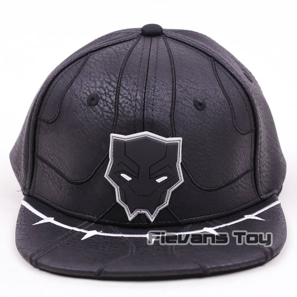 

marvel infinity war black panther leather snapback baseball cap casual bboy hip hop caps, Blue;gray