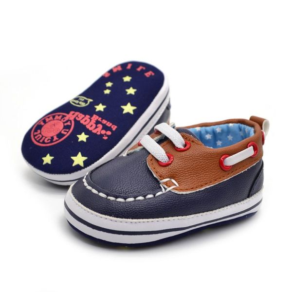 

newborn baby shoes 2018 new fashion pu leather jacket casual round toe soft leather shoes first walkers 0-18m w1, Black;grey