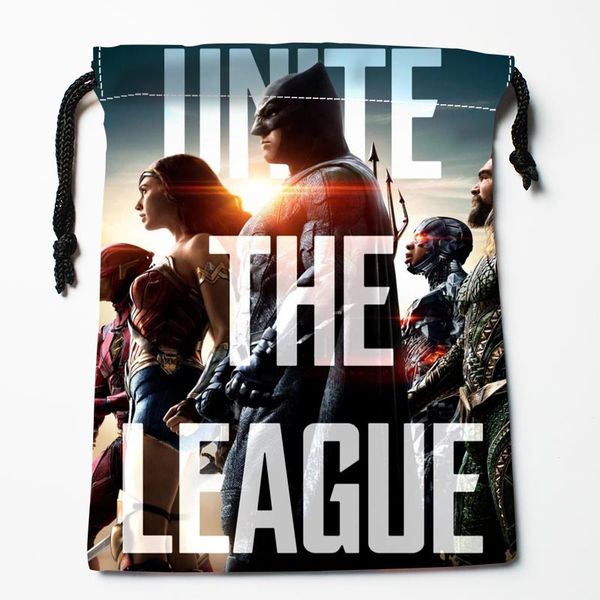 

new arrive justice league drawstring bags custom storage bags storage printed gift more size 27x35cm diy your picture