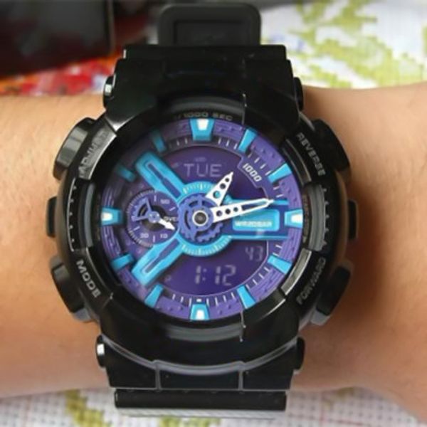 

Новое Прибытие Shock мужские Наручные Часы Все Функции Работы LED Digatal Военные Оптовы