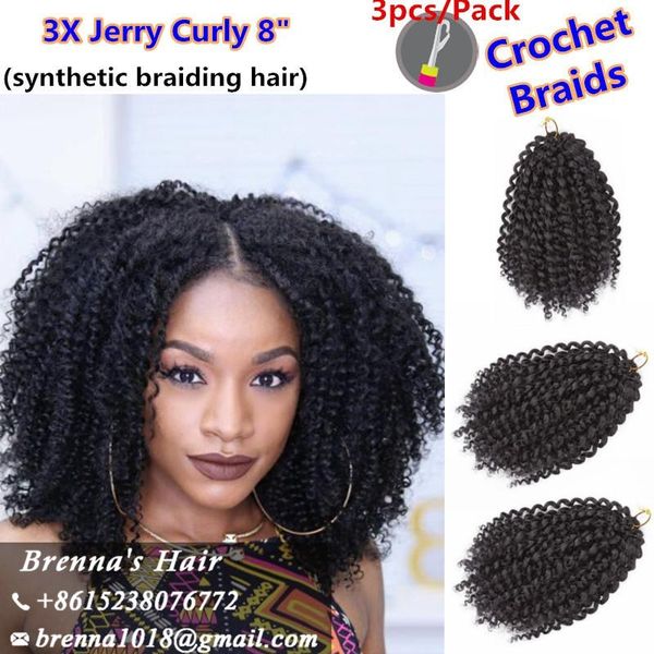 2020 Porpular Hairstyle 10inch Marley Braid Synthetic Crochet Hair