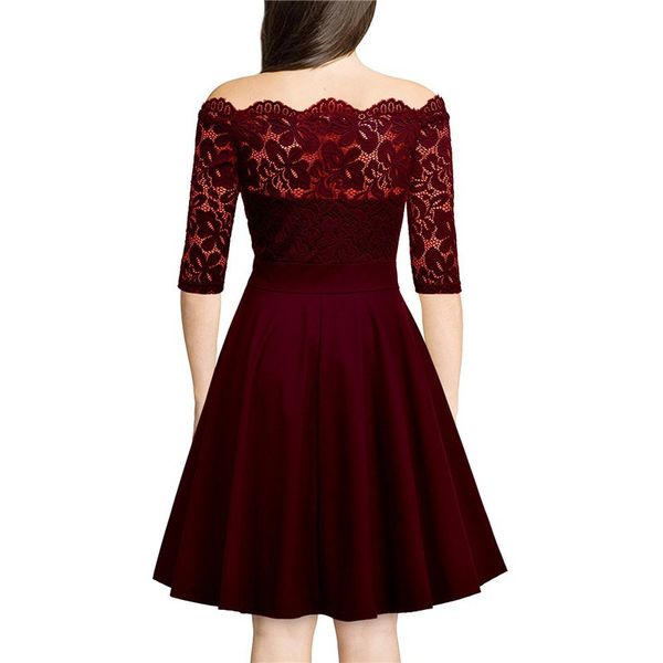 

women dress european station elegant temperament women s lace strapless dress, Black;gray