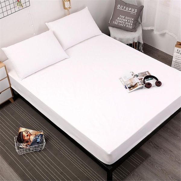 

90*190+30cm classic waterproof mattress protector dust mites sheet solid mattress cover for matress sofa bed cover