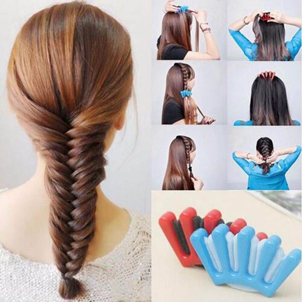 Charming French Style Women Girls Diy Sponge Hair Braider Plait