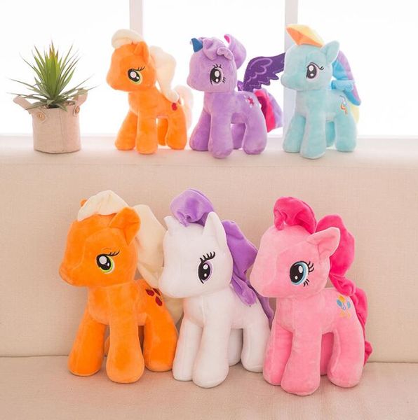 

new design children's dolls gifts plush toys dolls burma pony rainbow horse dolls nice gift for kids