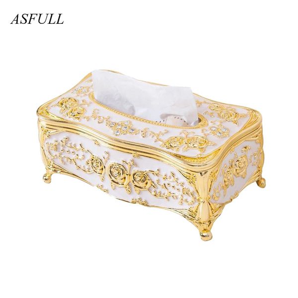 

fashion acrylic tissue box kitchen storage canister europe luxurious acryl tissue paper holder for bedroom wedding decoration