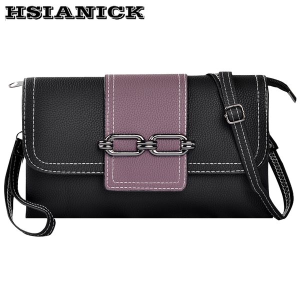 

double layer design shoulder bag clutch handbag ladies elegant 2018 fashion day clutch key mobile phone small bag strap