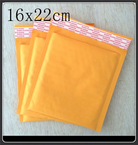 

wholesale 50pcs/lot 160mmx220mm 6.3"x8.6" kraft mailer bubble padded envelopes bags kraft bubble mail mailing express bag