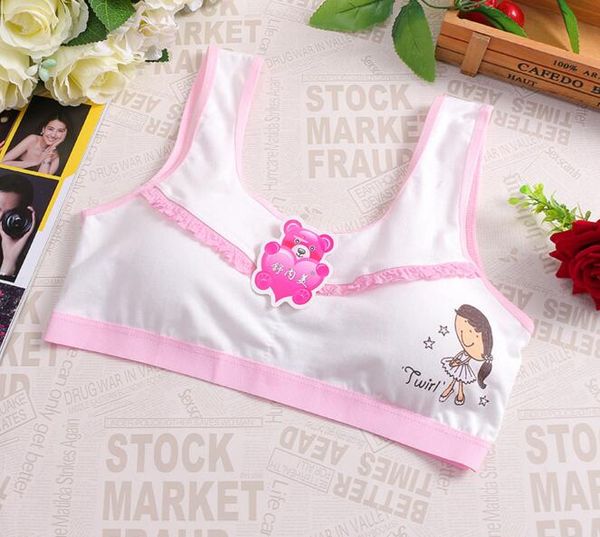 2019 Wholesale Girl Tank Tops Girl Sports Bra Girl Vest Cotton No