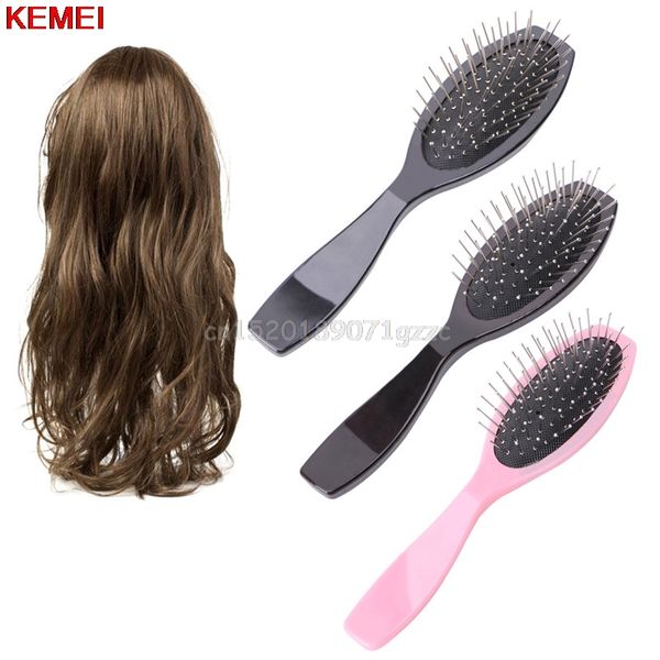 Professional Anti Static Steel Comb Brush For Wig Hair Extensions