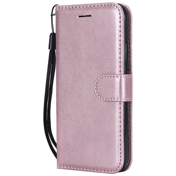 

wallet case for iphone x flip back cover pure color pu leather mobile phone bags coque fundas for iphone xs 5.8 inch
